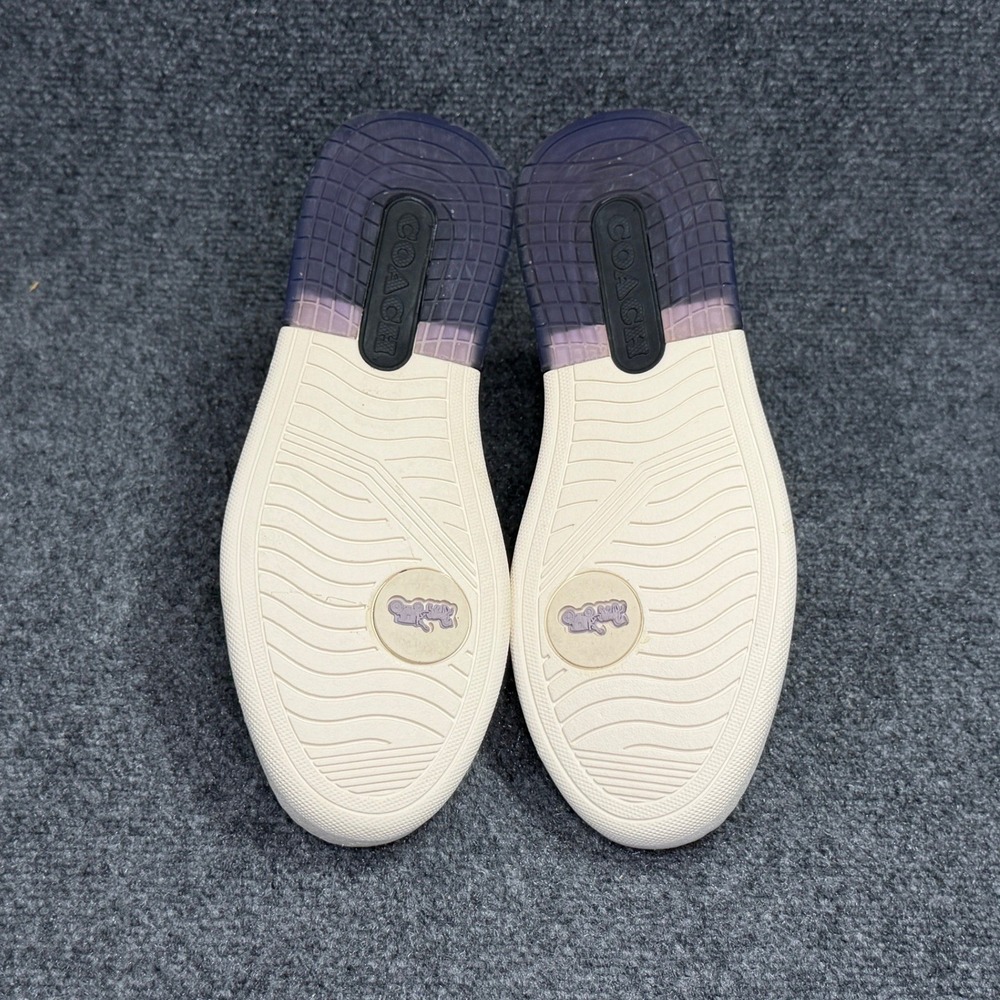 Coach Citysole Court Sneakers Women's 10 Green Purple Retro Athletic Casual Shoe - Picture 10 of 12